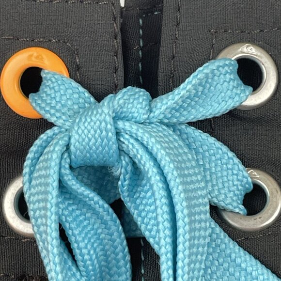 Quiksilver Boardshorts Men’s 34 Swim Trunks Striped Colorblock Poly Stretch - Picture 11 of 11